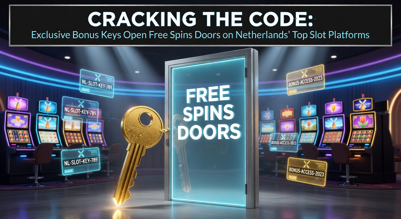 Slotmachine met glinsterende sleutels die bonusdeuren openen op een Nederlands casino platform