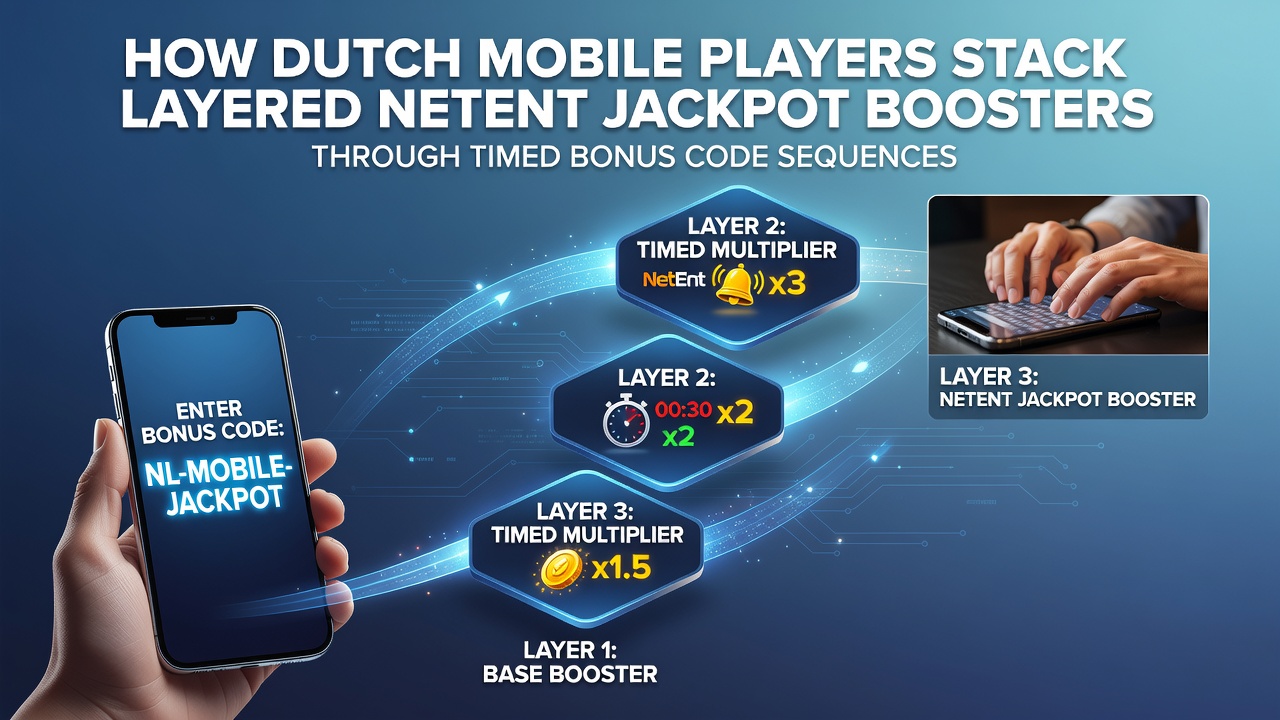 Nederlandse mobiele spelers activeren NetEnt jackpot boosters met getimede bonus codes op smartphones