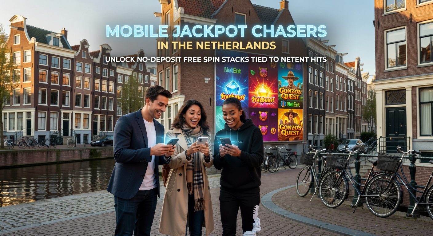 Nederlandse speler op mobiel die free spin stack activeert op NetEnt's Divine Fortune jackpot, met vallende coins en progressieve meter