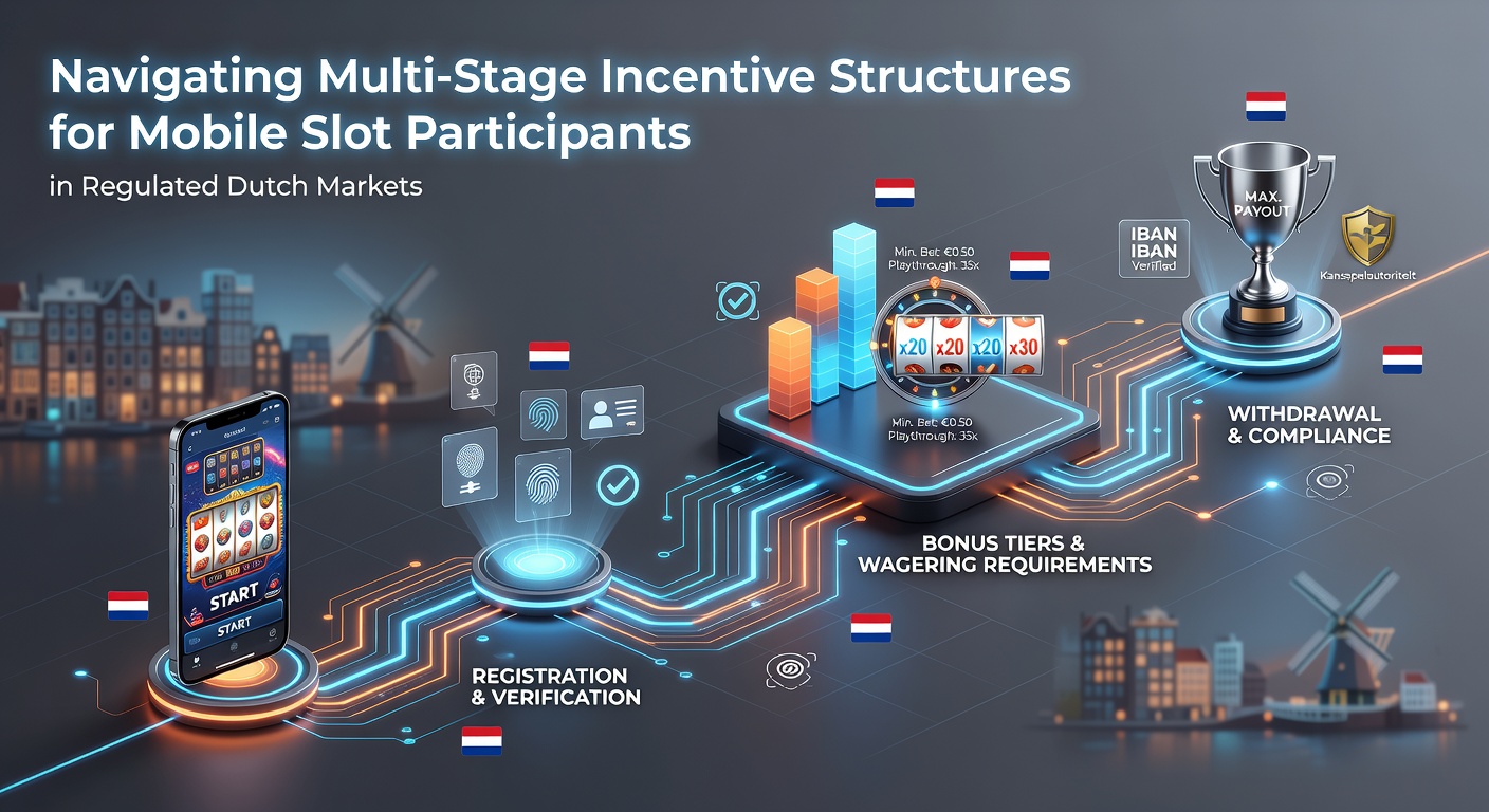 Mobiele slot interface met gestapelde incentive lagen op een Nederlandse markt