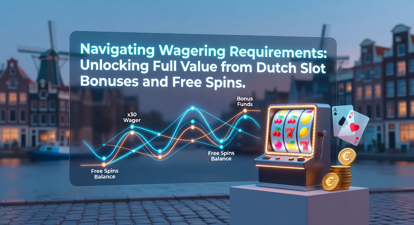 Grafiek met voorbeelden van omzeteisen bij Nederlandse online casino bonussen, inclusief berekeningen voor slots en free spins